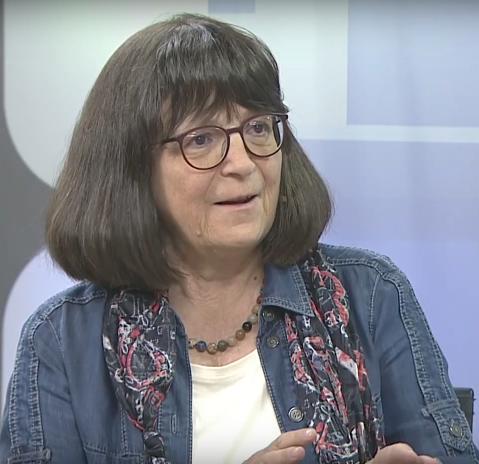 Regina Nagel beim Interview